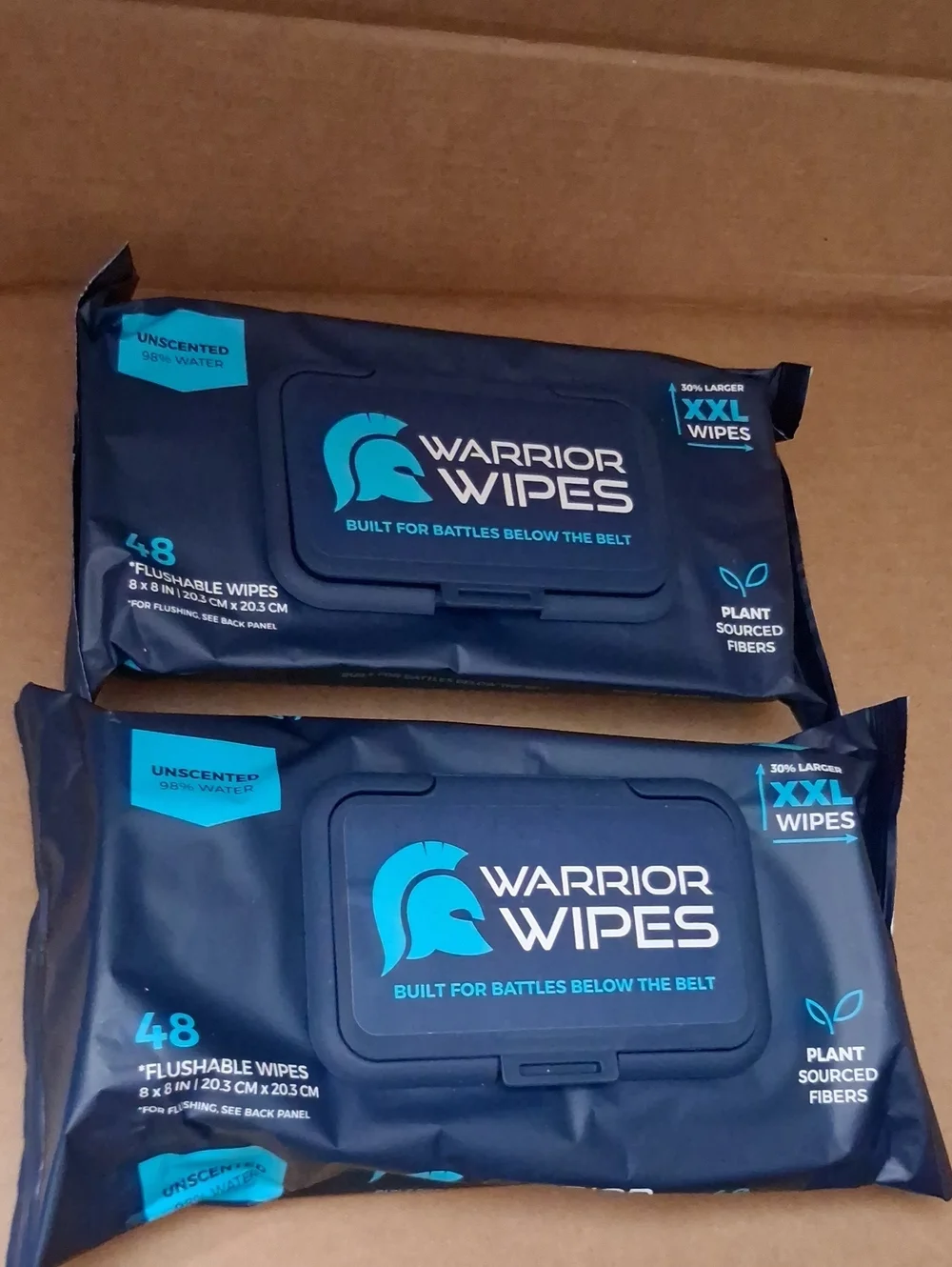 2 Pack Mens Xxl Wipes Nwt